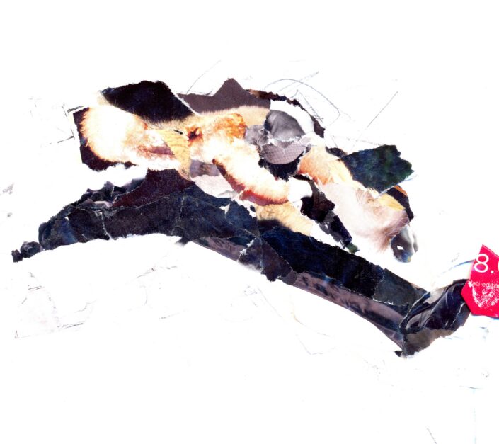 Studio/2 2008 21x29,7 cm Collage Paper on paper